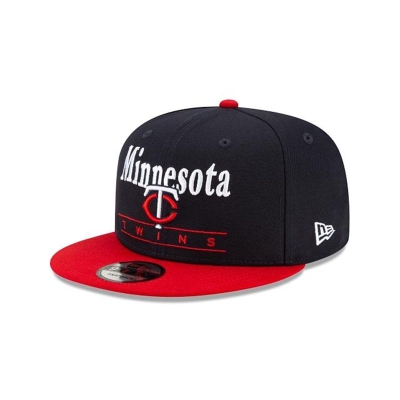 Minnesota Twins Gorra | New Era MLB Two Tone Retro 9fifty Snapback Cap Mexico - Azules